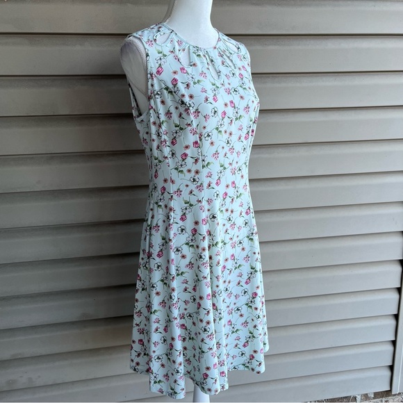 •Gabby Skye• Floral Sleeveless A-Line Dress - Size 12 - Picture 5 of 10